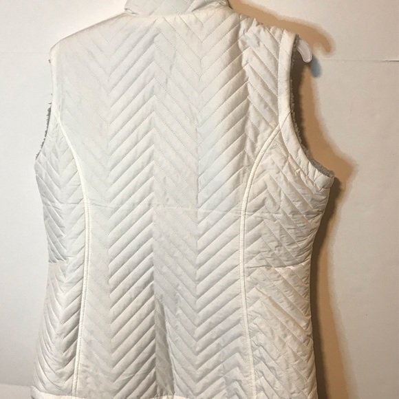 Free Country Womens Small White Reversible Vest - Picture 2 of 7